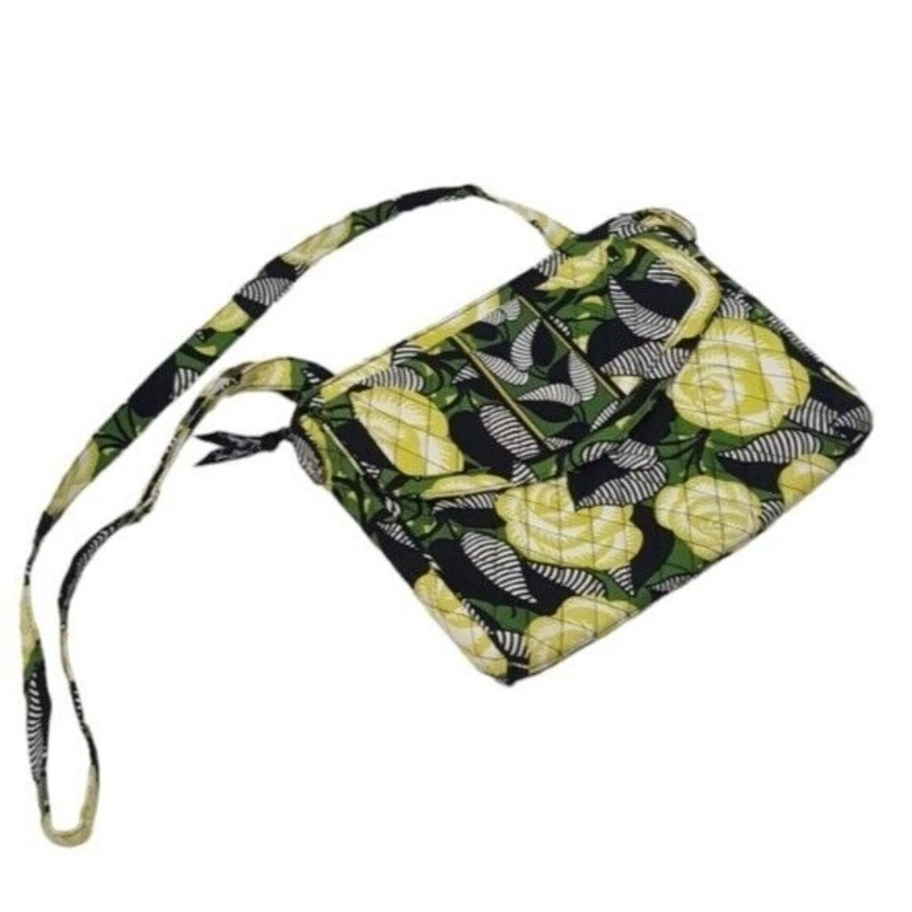 Vera Bradley LA Neon Yellow and Black Crossbody
